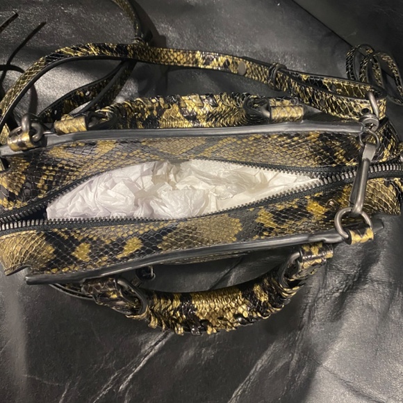 Balenciaga Snakeskin Mini City Bag - Picture 3 of 8